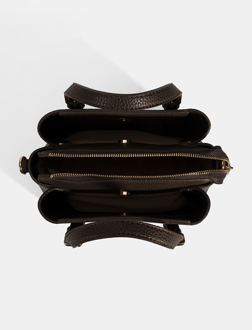 Kadın Kahve Omuz Askılı El Çantası