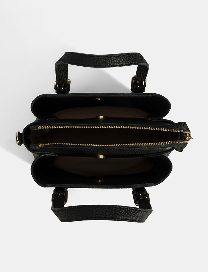 Kadın Siyah Omuz Askılı El Çantası