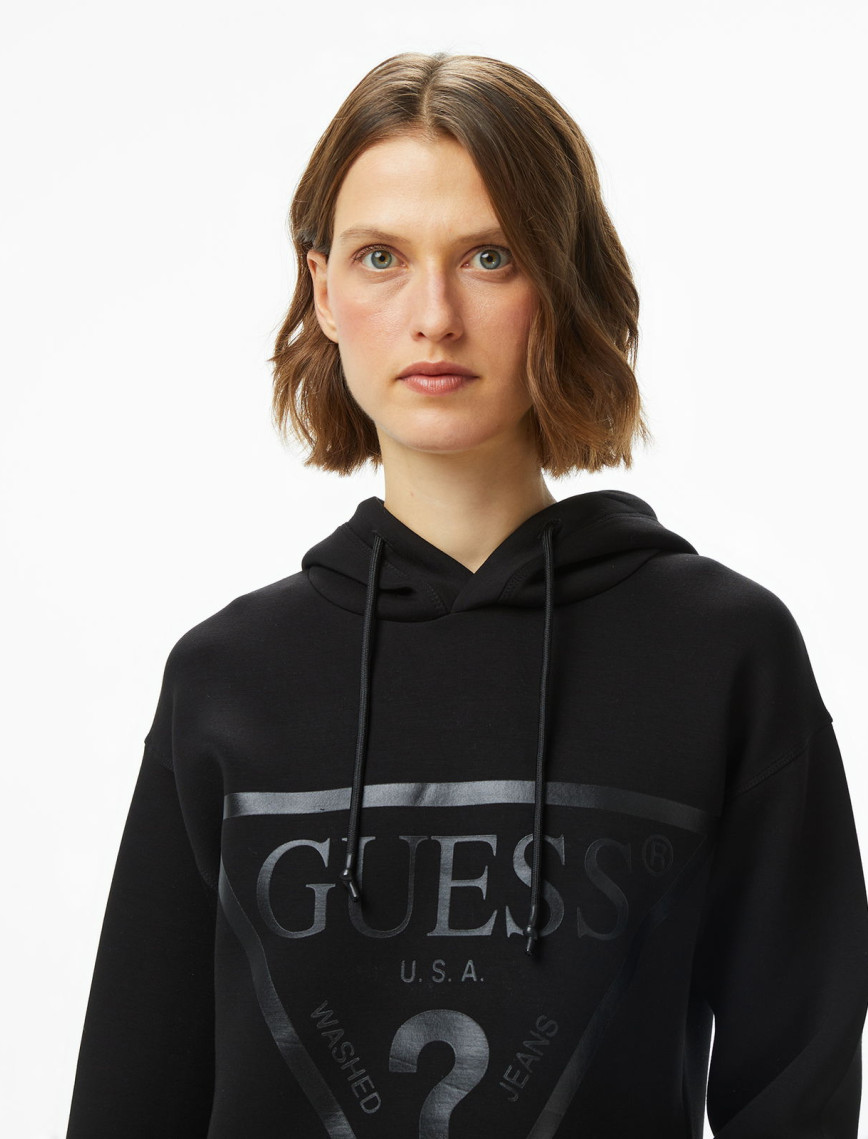 Guess New Alisa 340 Kadın Siyah Sweatshirt Guess New Alisa 340 Kadın Siyah Sweatshirt