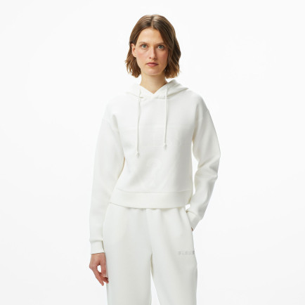 Guess New Alisa Hooded Kadın Beyaz Sweatshirt Guess New Alisa Hooded Kadın Beyaz Sweatshirt