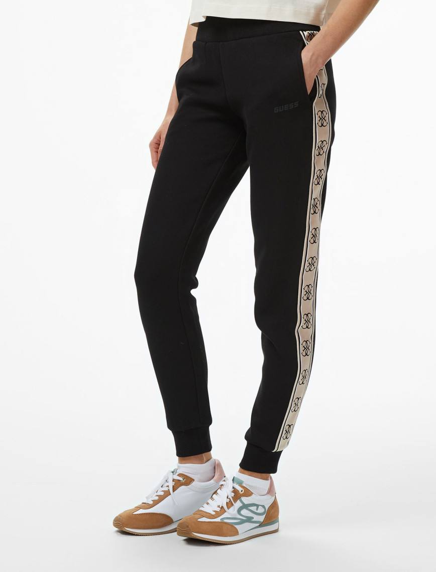 Guess Britney Jogger Recycled Punto Milano 300 Kadın Siyah Eşofman Altı Guess Britney Jogger Recycled Punto Milano 300 Kadın Siyah Eşofman Altı