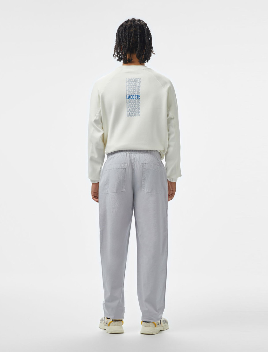 Lacoste House of SuperStep x Lacoste Erkek Gri Pantolon Lacoste House of SuperStep x Lacoste Erkek Gri Pantolon