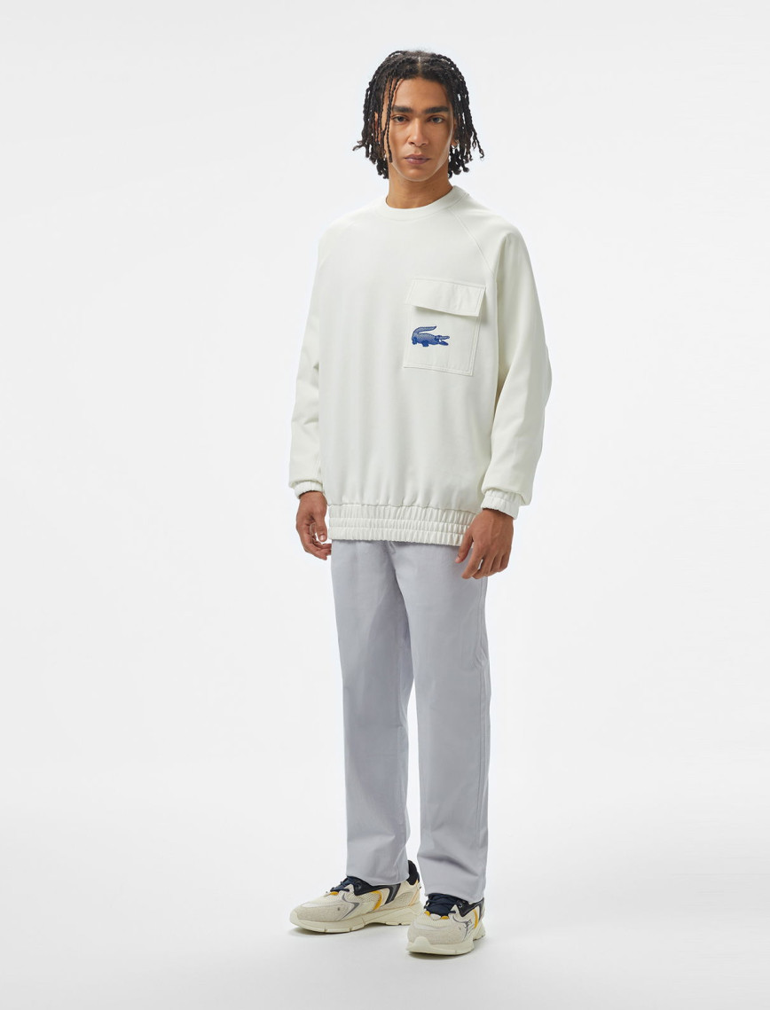 Lacoste House of SuperStep x Lacoste Erkek Gri Pantolon Lacoste House of SuperStep x Lacoste Erkek Gri Pantolon