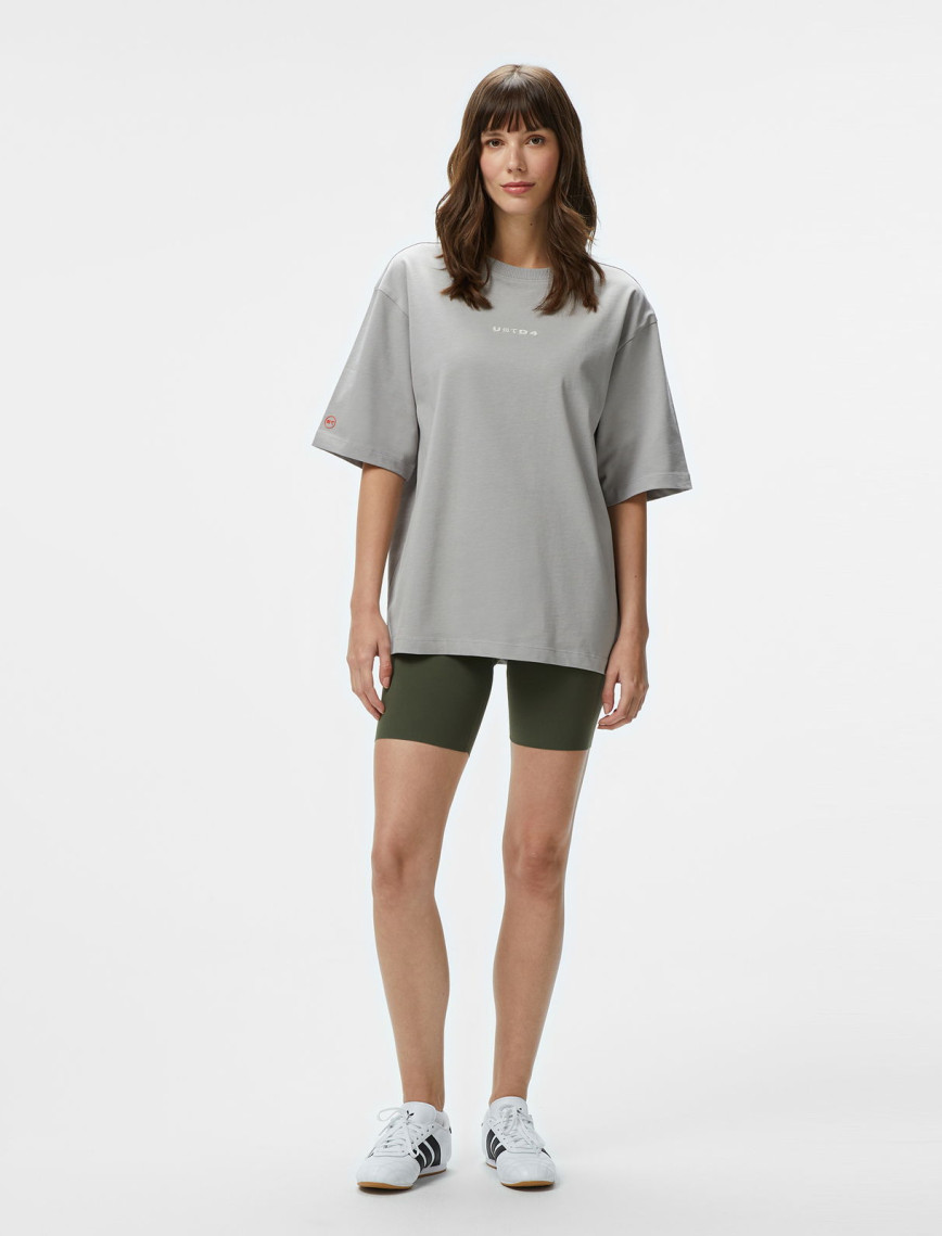 UNITED4 Erkek Gri T-Shirt UNITED4 Erkek Gri T-Shirt