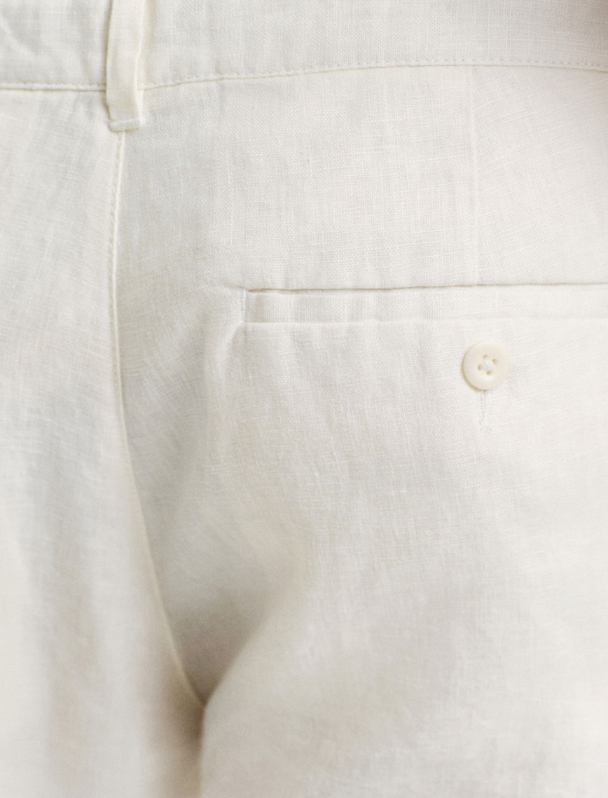 GANT Erkek Krem Relaxed Fit Pantolon GANT Erkek Krem Relaxed Fit Pantolon