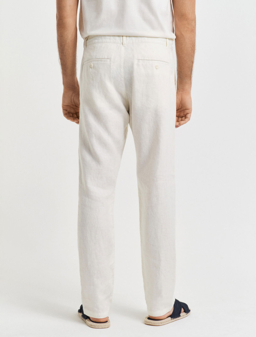 GANT Erkek Krem Relaxed Fit Pantolon GANT Erkek Krem Relaxed Fit Pantolon