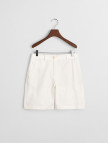 GANT Kadın Beyaz Regular Fit Şort GANT Kadın Beyaz Regular Fit Şort