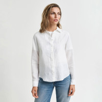 GANT Kadın Beyaz Regular Fit Klasik Yaka Gömlek GANT Kadın Beyaz Regular Fit Klasik Yaka Gömlek