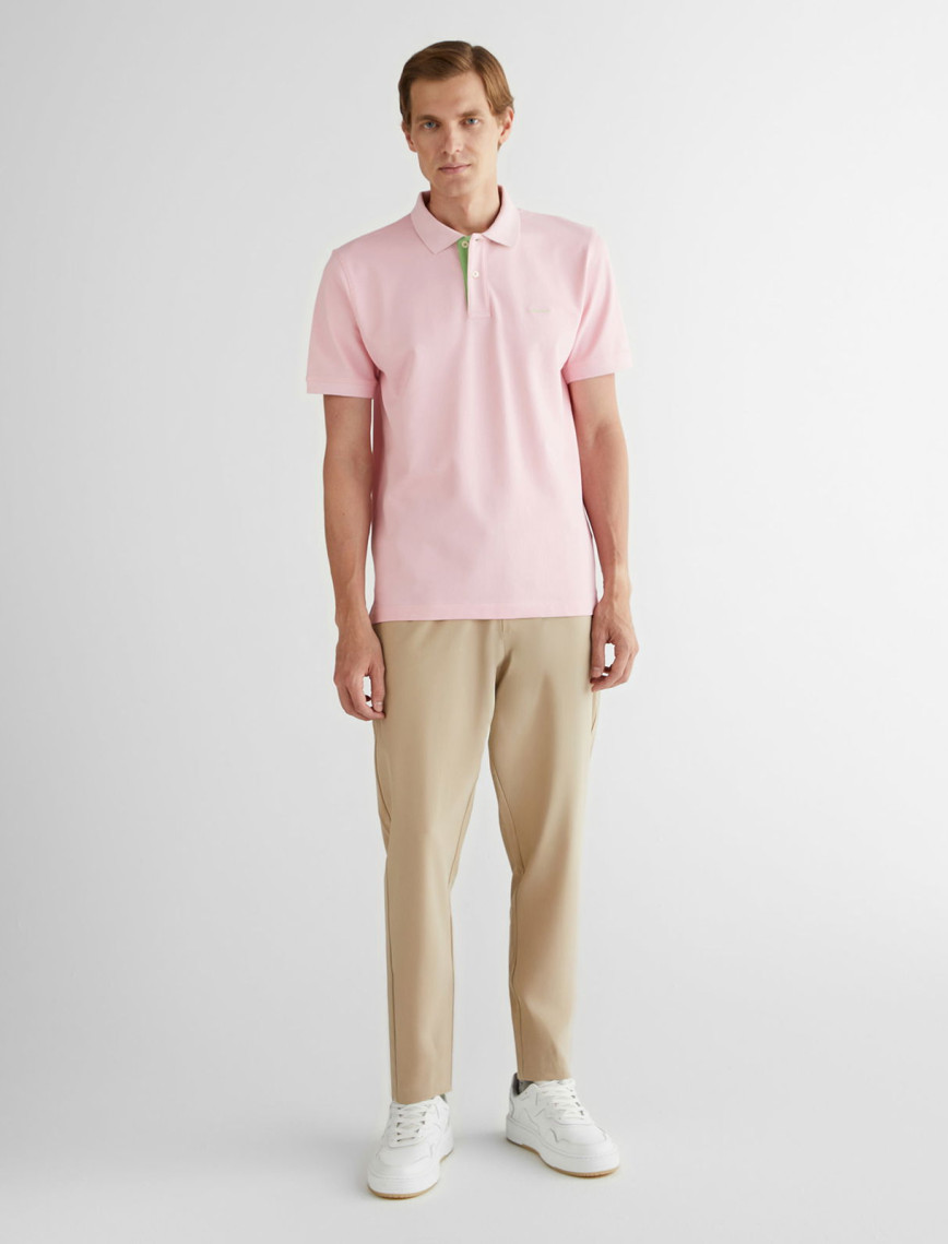 GANT Erkek Pembe Regular Fit Polo GANT Erkek Pembe Regular Fit Polo
