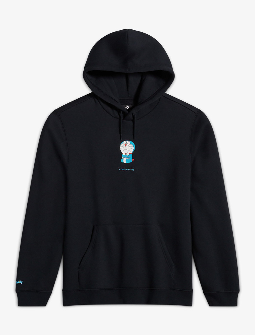 Converse X Doraemon Unisex Siyah Sweatshirt Converse X Doraemon Unisex Siyah Sweatshirt