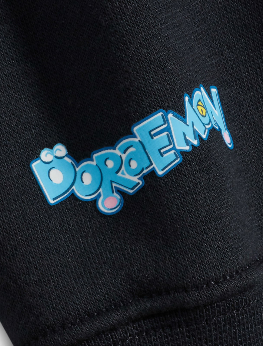 Converse X Doraemon Unisex Siyah Sweatshirt Converse X Doraemon Unisex Siyah Sweatshirt