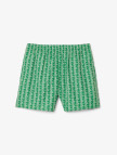 Lacoste Mid Monogram Print Swim Erkek Yeşil Mayo Lacoste Mid Monogram Print Swim Erkek Yeşil Mayo