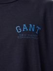 Hoss X Gant New Generation Contrast Graphic Erkek Lacivert T-Shirt Hoss X Gant New Generation Contrast Graphic Erkek Lacivert T-Shirt