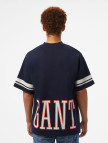 Hoss X Gant 49 Contrast Graphic Unisex Lacivert T-Shirt Hoss X Gant 49 Contrast Graphic Unisex Lacivert T-Shirt