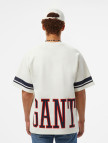 Hoss X Gant 49 Contrast Graphic Unisex Beyaz T-Shirt Hoss X Gant 49 Contrast Graphic Unisex Beyaz T-Shirt