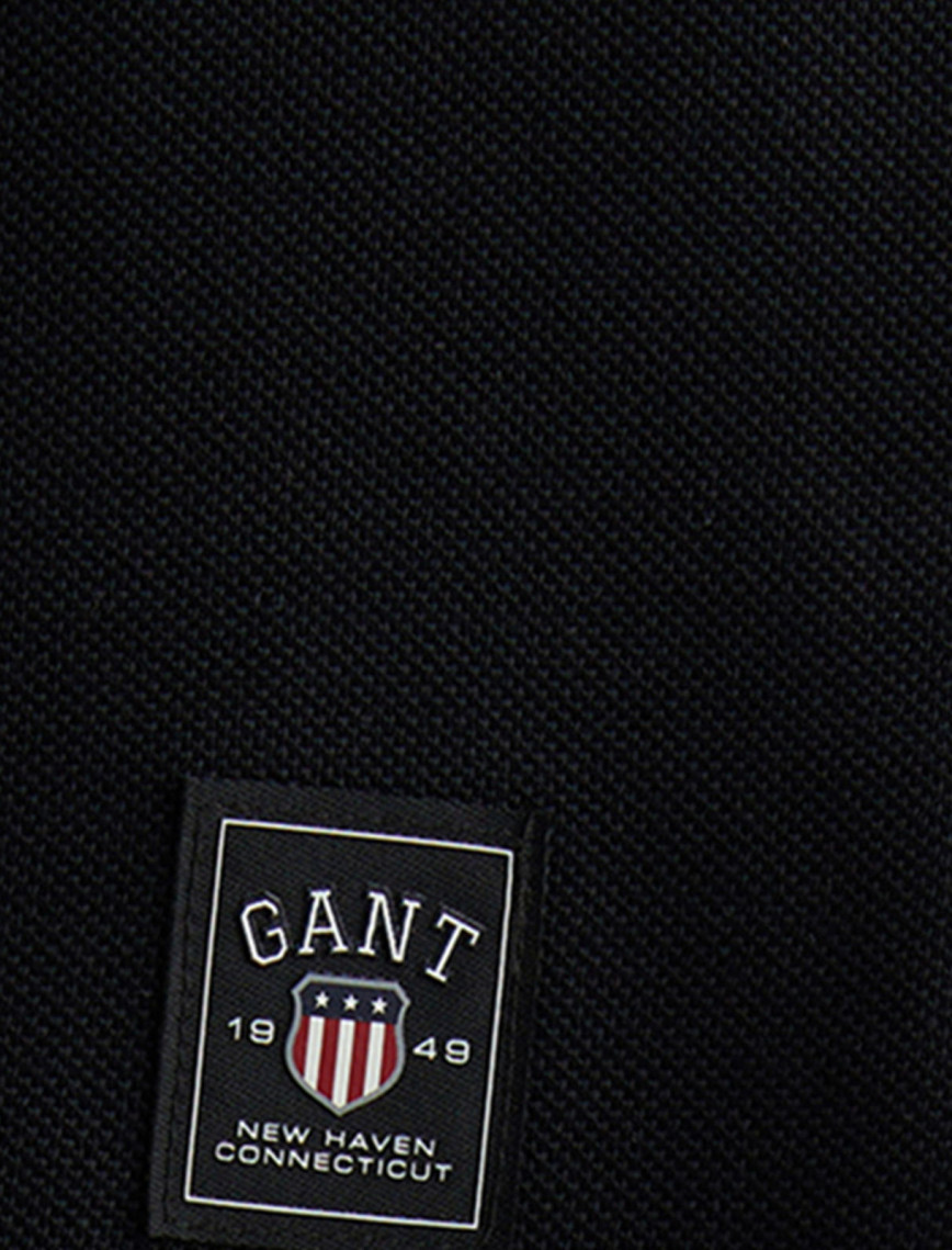 GANT Erkek Siyah Relaxed Fit Bisiklet Yaka Logolu T-Shirt GANT Erkek Siyah Relaxed Fit Bisiklet Yaka Logolu T-Shirt