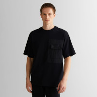 GANT Erkek Siyah Relaxed Fit Bisiklet Yaka Logolu T-Shirt GANT Erkek Siyah Relaxed Fit Bisiklet Yaka Logolu T-Shirt