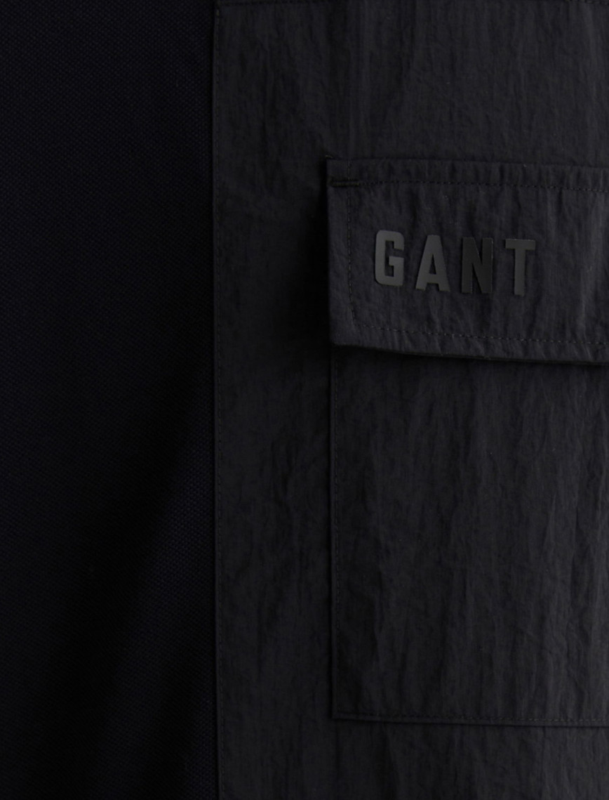 GANT Erkek Siyah Relaxed Fit Bisiklet Yaka Logolu T-Shirt GANT Erkek Siyah Relaxed Fit Bisiklet Yaka Logolu T-Shirt