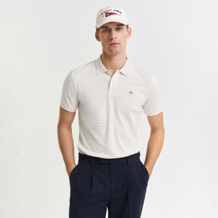GANT Erkek Krem Regular Fit Polo GANT Erkek Krem Regular Fit Polo