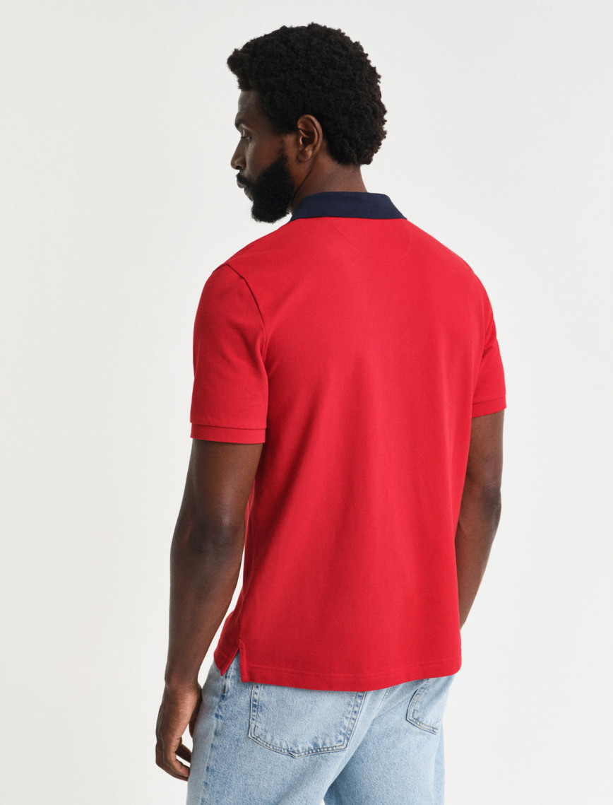 GANT Erkek Kırmızı Regular Fit Polo GANT Erkek Kırmızı Regular Fit Polo