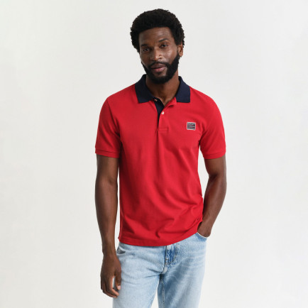 GANT Erkek Kırmızı Regular Fit Polo GANT Erkek Kırmızı Regular Fit Polo