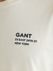 GANT Erkek Krem Regular Fit Bisiklet Yaka Logolu T-Shirt GANT Erkek Krem Regular Fit Bisiklet Yaka Logolu T-Shirt