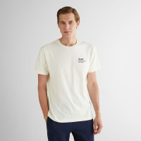 GANT Erkek Krem Regular Fit Bisiklet Yaka Logolu T-Shirt GANT Erkek Krem Regular Fit Bisiklet Yaka Logolu T-Shirt