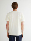 GANT Erkek Krem Regular Fit Bisiklet Yaka Logolu T-Shirt GANT Erkek Krem Regular Fit Bisiklet Yaka Logolu T-Shirt