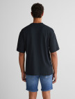 GANT Erkek Siyah Relaxed Fit Bisiklet Yaka Logolu T-Shirt GANT Erkek Siyah Relaxed Fit Bisiklet Yaka Logolu T-Shirt
