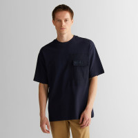 GANT Erkek Lacivert Relaxed Fit Bisiklet Yaka Logolu T-Shirt GANT Erkek Lacivert Relaxed Fit Bisiklet Yaka Logolu T-Shirt