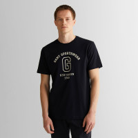 GANT Erkek Siyah Regular Fit Bisiklet Yaka Logolu T-Shirt GANT Erkek Siyah Regular Fit Bisiklet Yaka Logolu T-Shirt