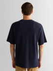 GANT Erkek Lacivert Relaxed Fit Bisiklet Yaka Logolu T-Shirt GANT Erkek Lacivert Relaxed Fit Bisiklet Yaka Logolu T-Shirt
