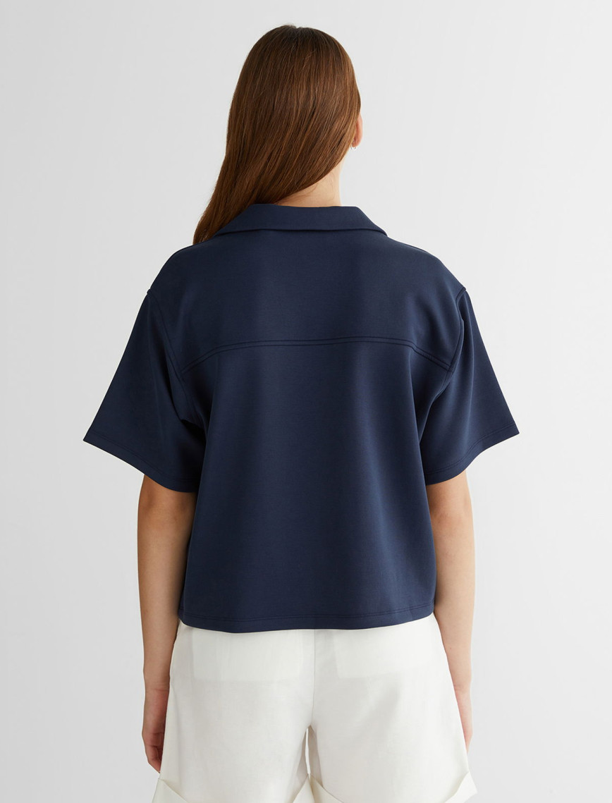 GANT Kadın Lacivert Logolu Polo GANT Kadın Lacivert Logolu Polo