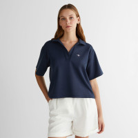GANT Kadın Lacivert Logolu Polo GANT Kadın Lacivert Logolu Polo