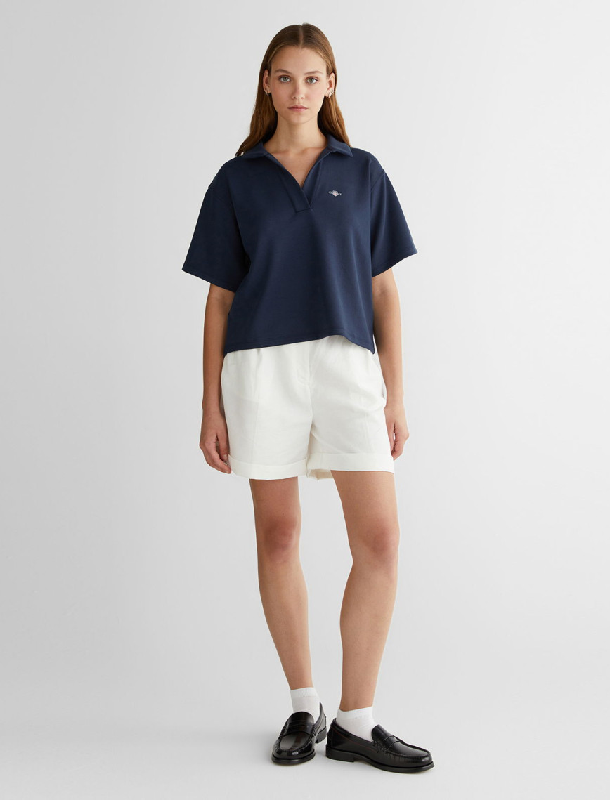 GANT Kadın Lacivert Logolu Polo GANT Kadın Lacivert Logolu Polo