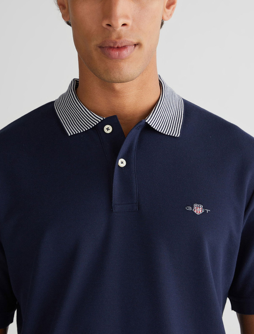 GANT Erkek Lacivert Regular Fit Polo GANT Erkek Lacivert Regular Fit Polo