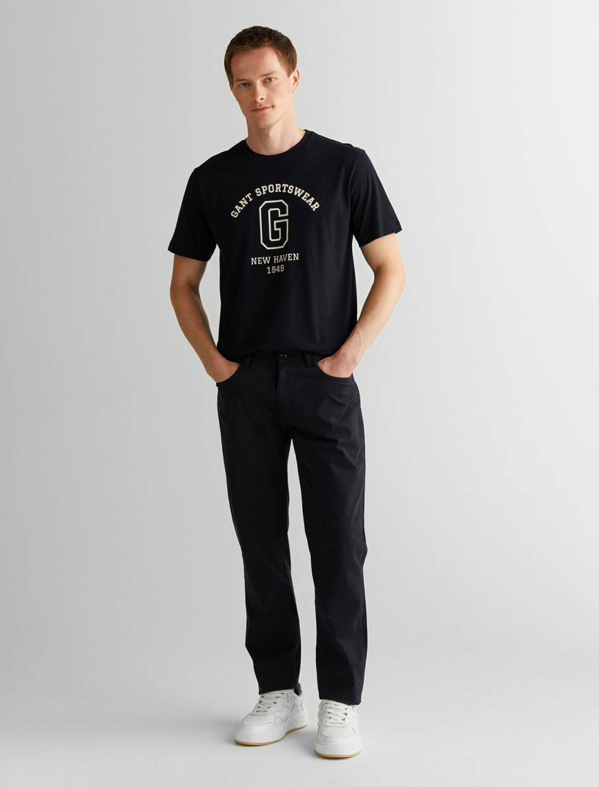 GANT Erkek Siyah Regular Fit Pantolon GANT Erkek Siyah Regular Fit Pantolon
