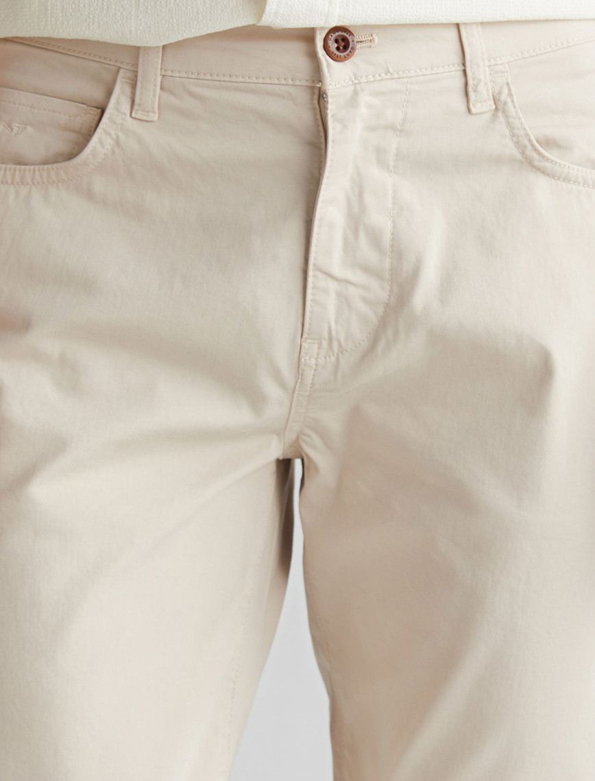 GANT Erkek Bej Regular Fit Pantolon GANT Erkek Bej Regular Fit Pantolon