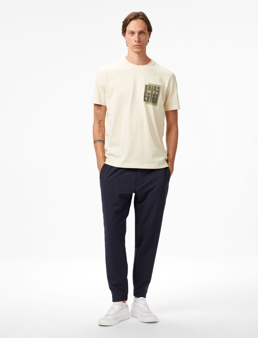 Boss Container Erkek Açık Sarı T-Shirt