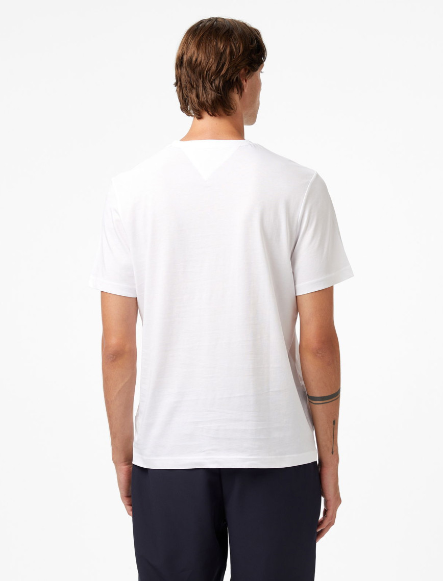 Tommy Hilfiger Stack Erkek Beyaz T-Shirt Tommy Hilfiger Stack Erkek Beyaz T-Shirt