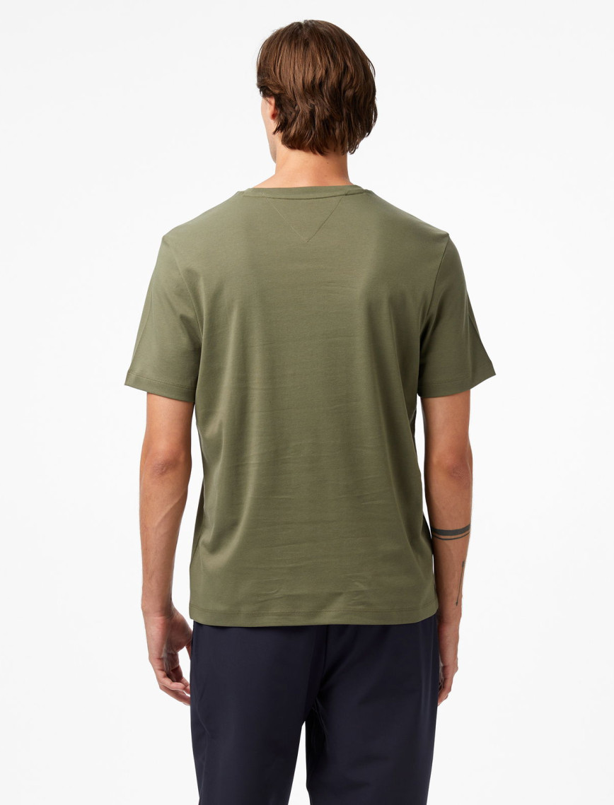 Tommy Hilfiger Light Interlock Erkek Yeşil T-Shirt Tommy Hilfiger Light Interlock Erkek Yeşil T-Shirt
