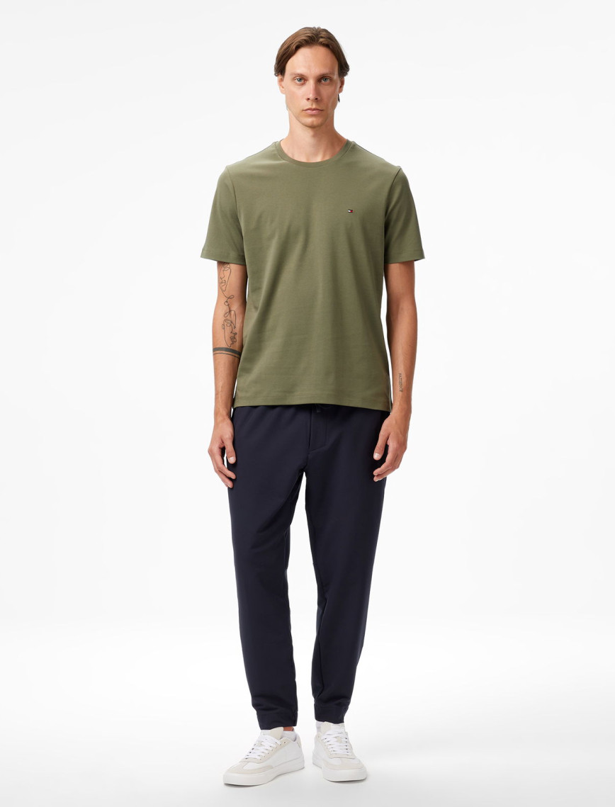 Tommy Hilfiger Light Interlock Erkek Yeşil T-Shirt Tommy Hilfiger Light Interlock Erkek Yeşil T-Shirt