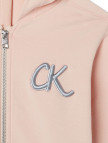 Calvin Klein Terry Zip Up Çocuk Pembe Sweatshirt Calvin Klein Terry Zip Up Çocuk Pembe Sweatshirt