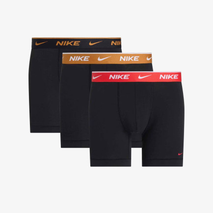 Nike Brief 3' lü Erkek Siyah Boxer Nike Brief 3' lü Erkek Siyah Boxer