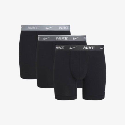 Nike Brief 3' lü Erkek Siyah Boxer Nike Brief 3' lü Erkek Siyah Boxer