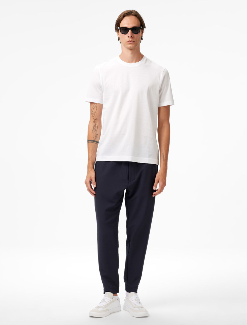 Tommy Hilfiger Mercerised Cotton Erkek Beyaz T-Shirt Tommy Hilfiger Mercerised Cotton Erkek Beyaz T-Shirt