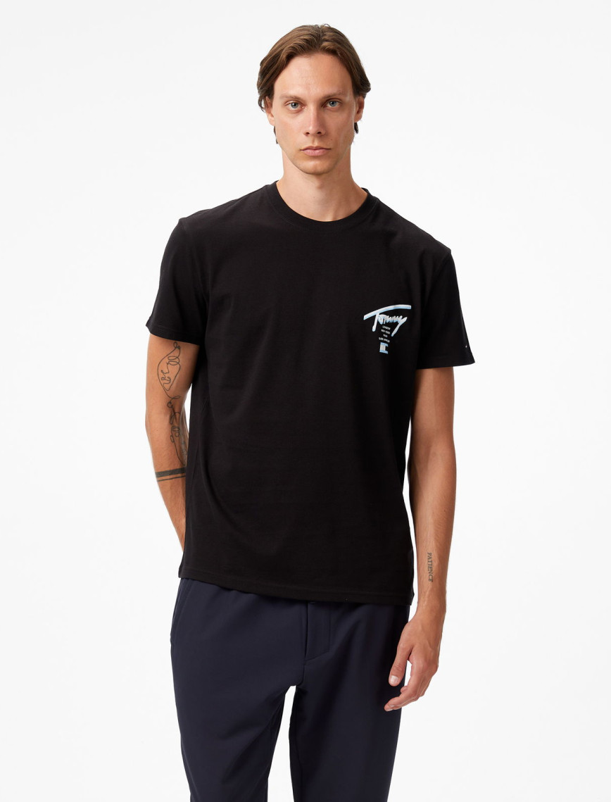 Tommy Jeans Regular Signature City Erkek Beyaz T-Shirt Tommy Jeans Regular Signature City Erkek Beyaz T-Shirt