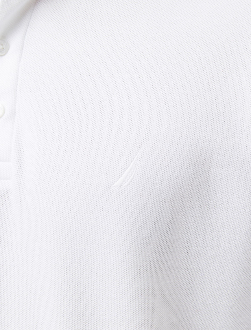 Nautica Erkek Beyaz Classic Fit Uzun Kollu Polo Yaka T-Shirt Nautica Erkek Beyaz Classic Fit Uzun Kollu Polo Yaka T-Shirt