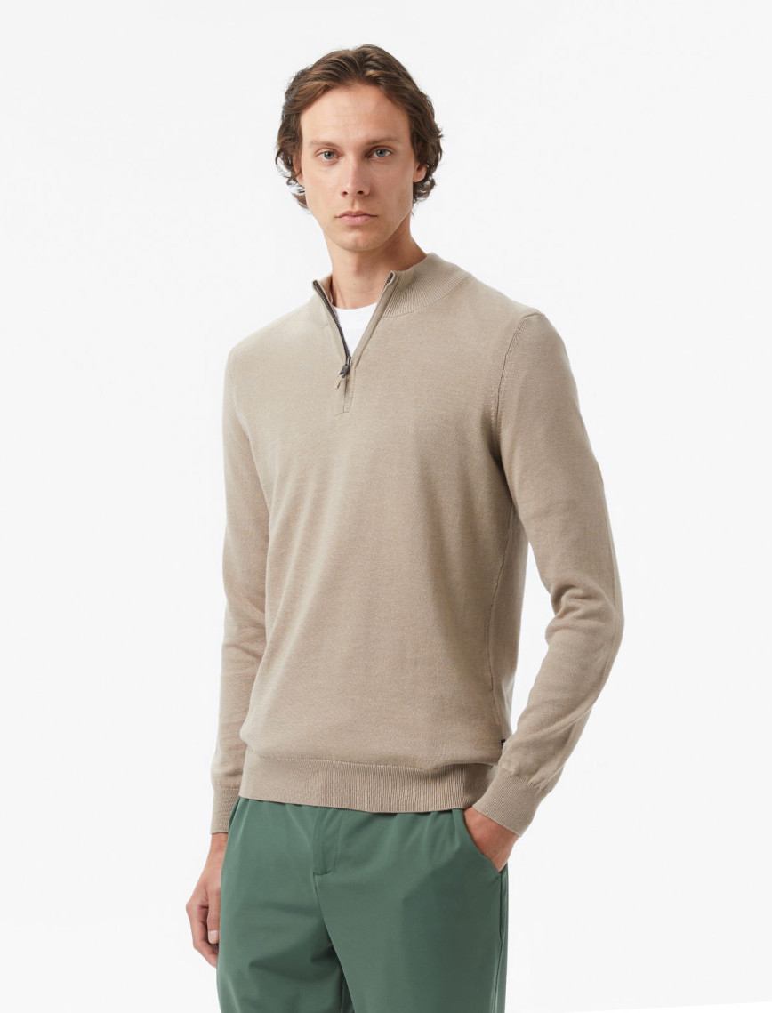 Nautica Erkek Bej Classic Fit Kazak Nautica Erkek Bej Classic Fit Kazak