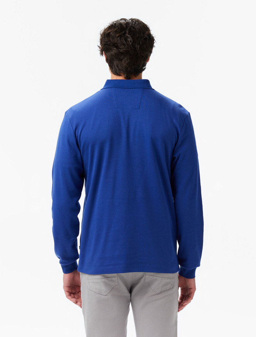 Nautica Erkek Mavi Classic Fit Uzun Kollu Polo Yaka T-Shirt Nautica Erkek Mavi Classic Fit Uzun Kollu Polo Yaka T-Shirt